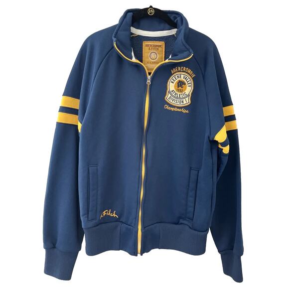 Abercrombie & Fitch Other - Vintage Abercrombie & Fitch Keene Valley Athletic Full Zip Track Jacket Men's XL